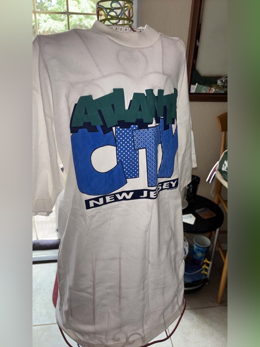 White Graphic 'Atlantic City New Jersey' Tee